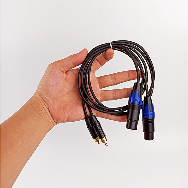 cáp tín hiệu âm thanh canon 2 đầu cái - hoa sen ( dài 1m)